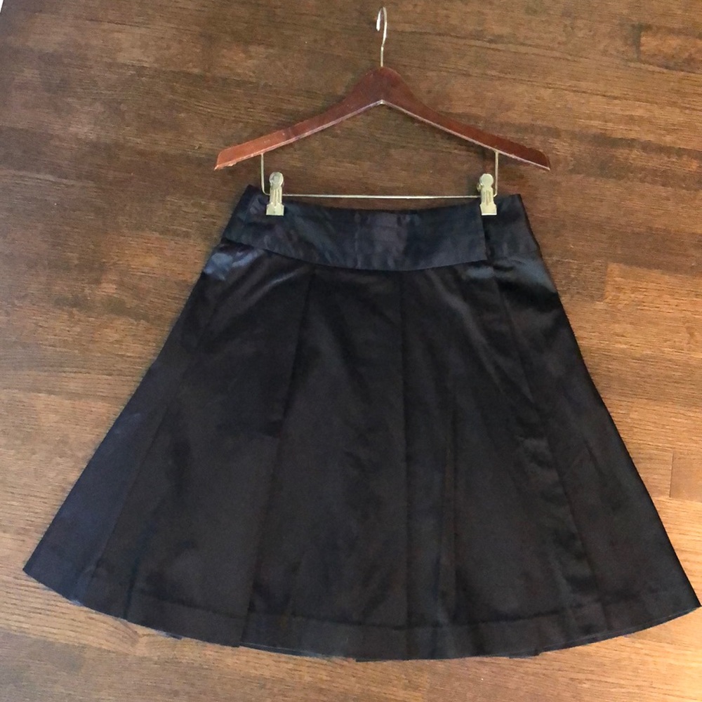 The Limited pleated black skirt
